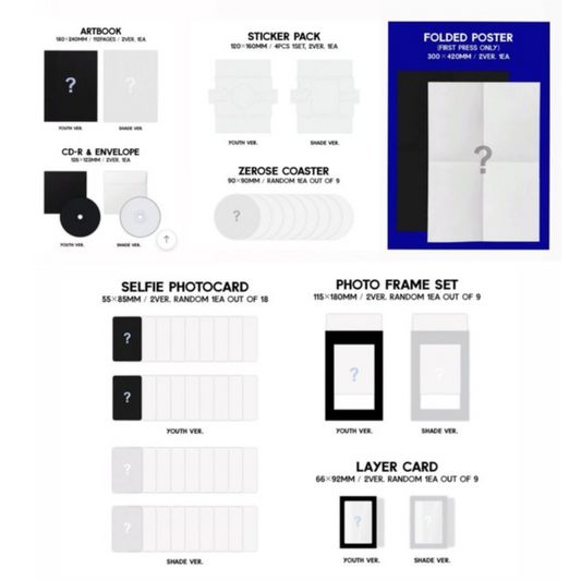 Zerobaseone - Youth in the shade (1st Mini Album)