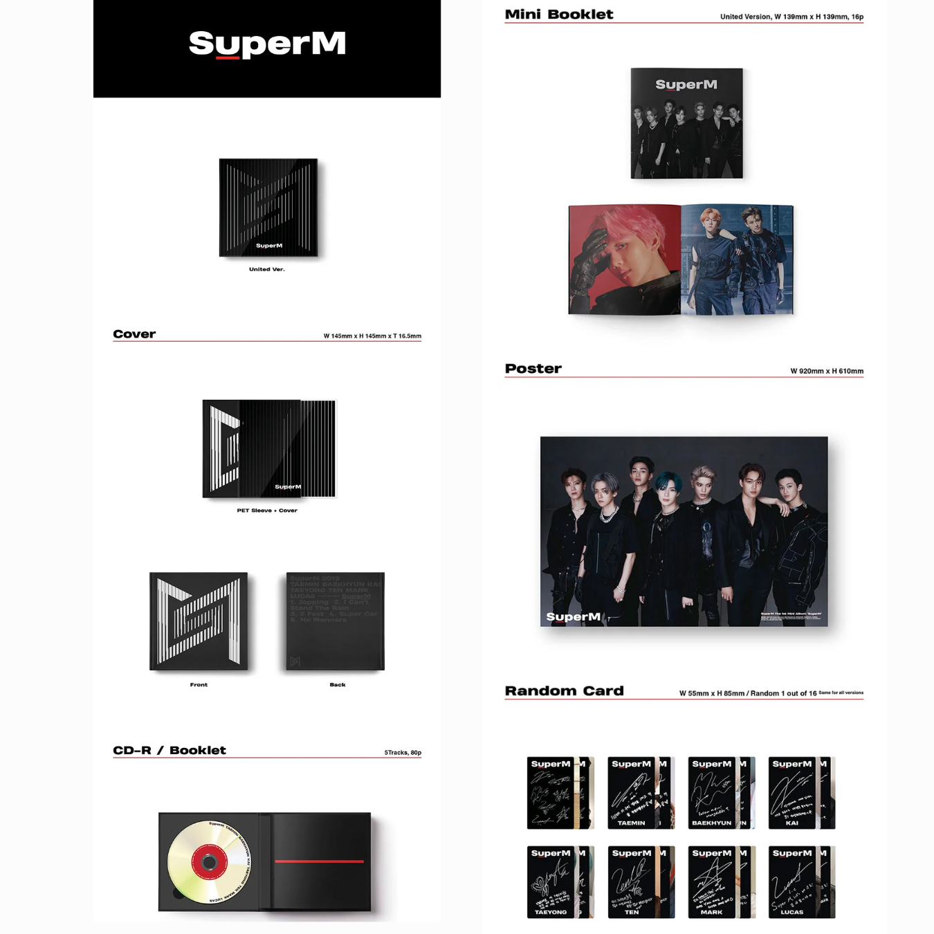 SUPERM - SUPERM (1st Mini Album)