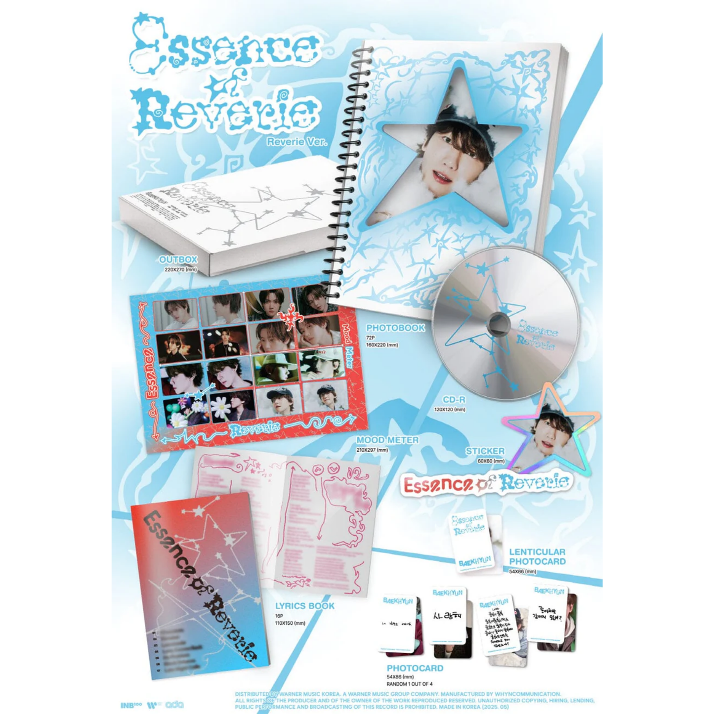 BAEKHYUN (EXO) - ESSENCE OF REVERIE (PHOTOBOOK VER.)