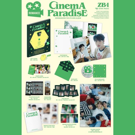 ZEROBASEONE - CINEMA PARADISE (THE 4TH MINI ALBUM)