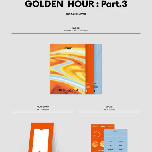 ATEEZ - Golden Hour : Part 3 Poca Album