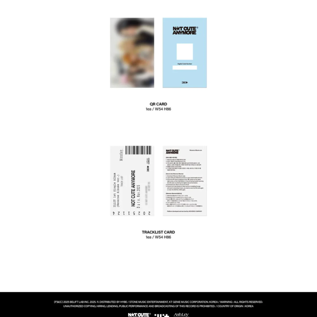 ILLIT - NOT CUTE ANYMORE (WEVERSE ALBUMS VER.)