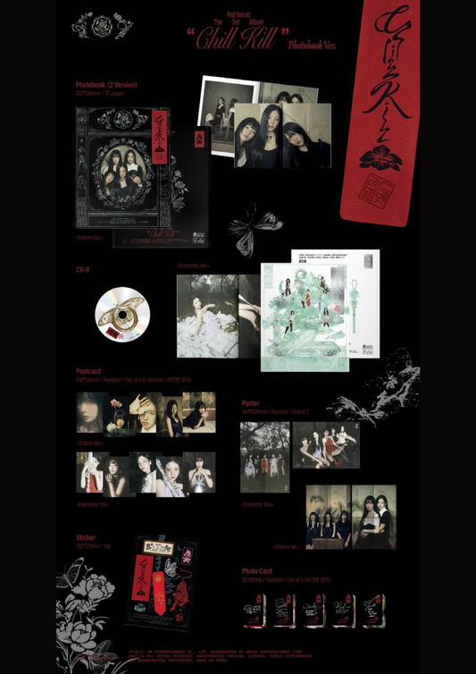 RED VELVET - CHILL KILL (3RD FULL ALBUM)