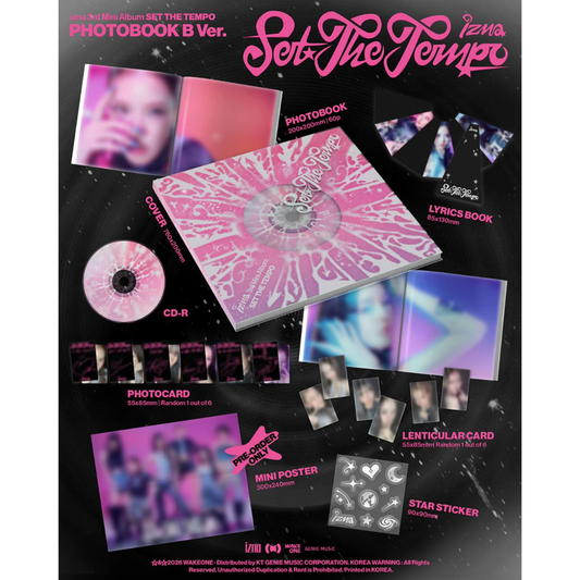 IZNA - SET THE TEMPO (PHOTOBOOK VER.)