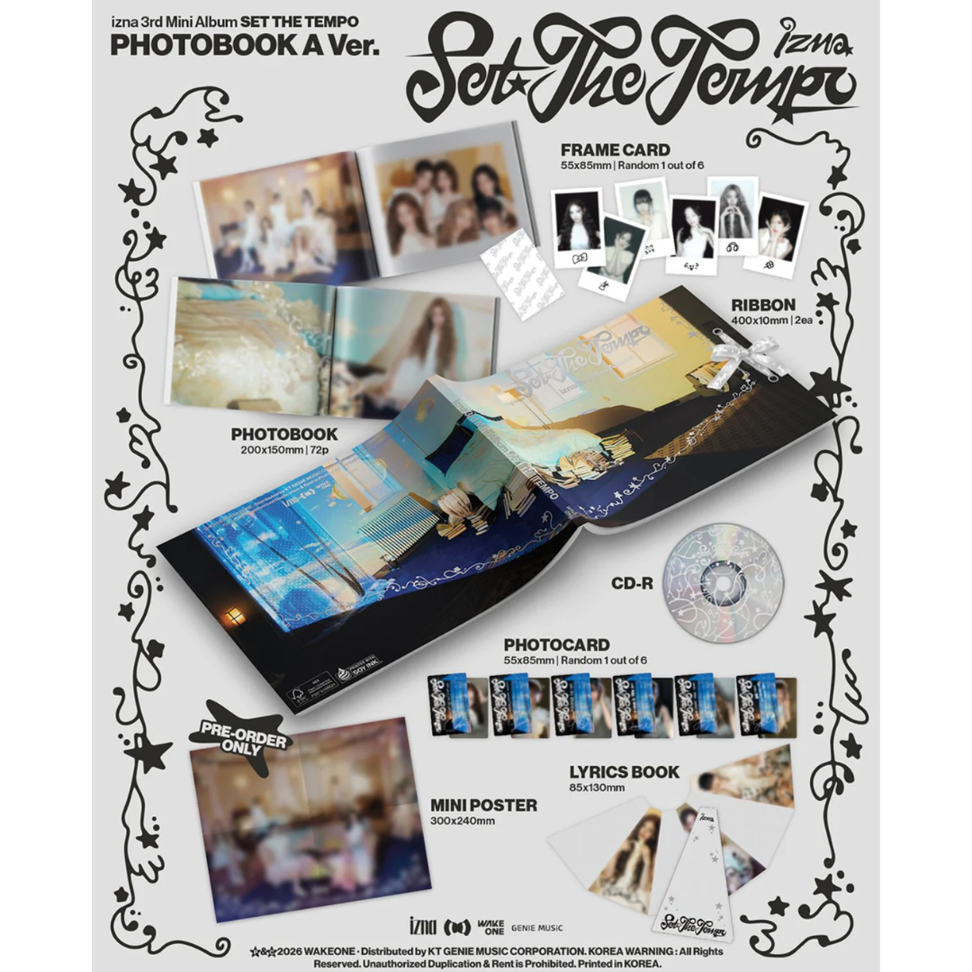 IZNA - SET THE TEMPO (PHOTOBOOK VER.)