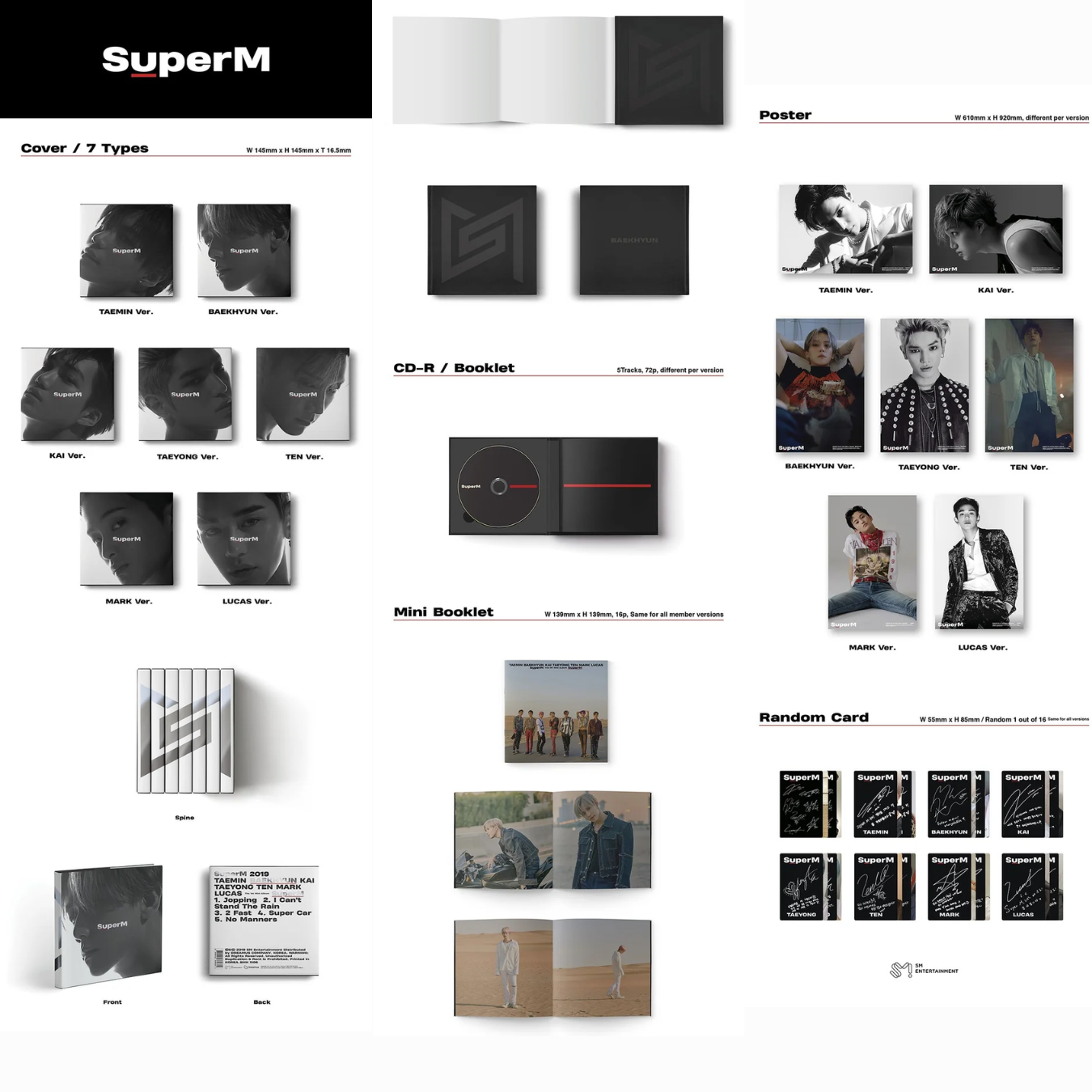 SUPERM - SUPERM (1st Mini Album)