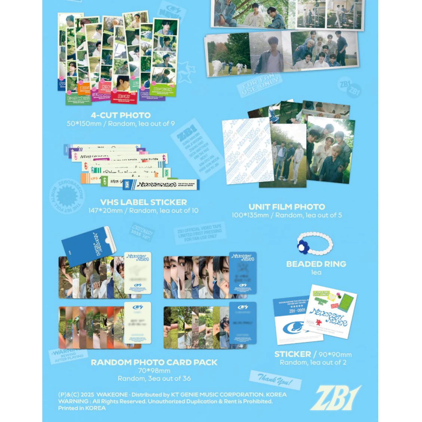 ZEROBASEONE - NEVER SAY NEVER (PHOTOBOOK VER.)