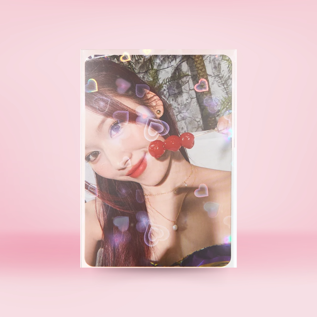 Heart photocard sleeves