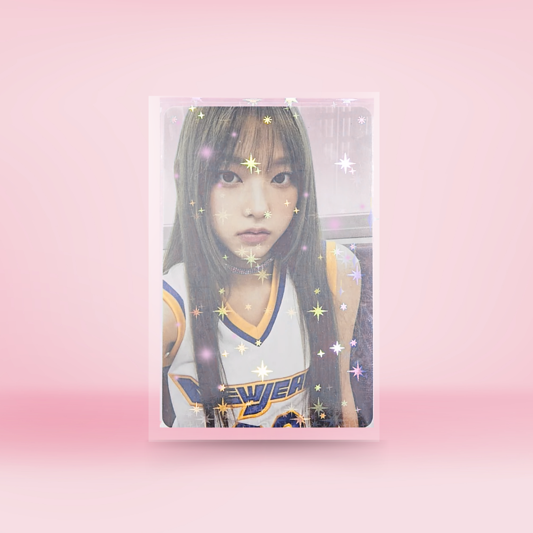 Glitter photocard sleeves