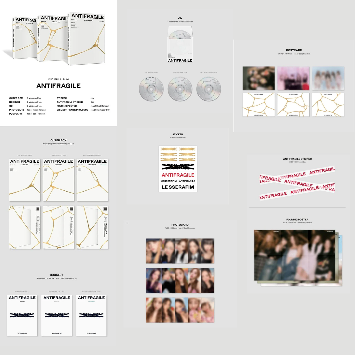 LE SSERAFIM - ANTIFRAGILE (2ND MINI ALBUM)