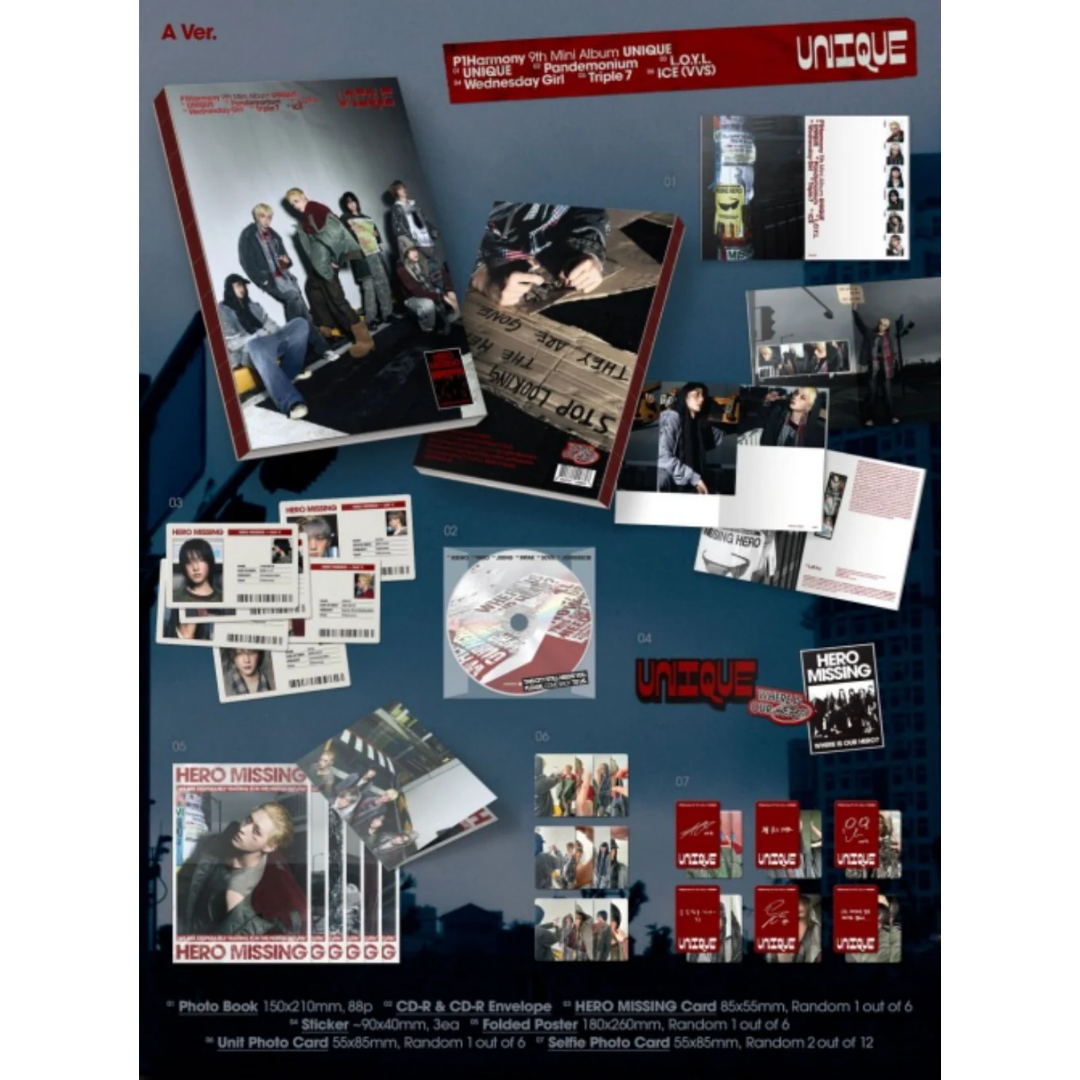 P1HARMONY - UNIQUE (PHOTO BOOK VER.)