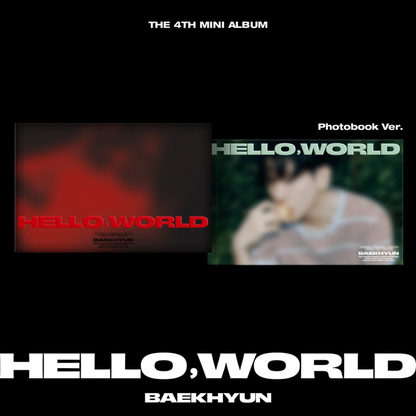 BAEKHYUN (EXO) - HELLO, WORLD (THE 4TH MINI ALBUM) PHOTOBOOK VER.