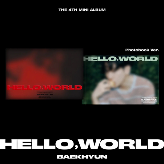 BAEKHYUN (EXO) - HELLO, WORLD (THE 4TH MINI ALBUM) PHOTOBOOK VER.