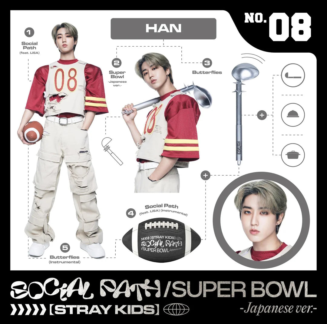 Stray Kids - Social Path (feat. LiSA) / Super Bowl - Limited Fanclub version