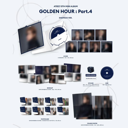 ATEEZ - GOLDEN HOUR : PART.4 (DIGIPACK VER.)