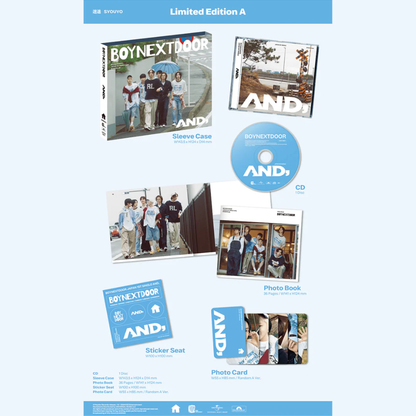 BOYNEXTDOOR – And, (Limited Edition) [1st Japan Single Album]