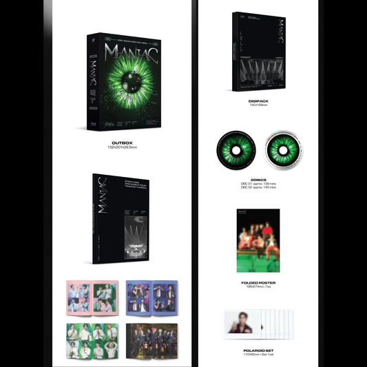 STRAY KIDS - 2ND WORLD TOUR "MANIAC IN SEOUL" BLU-RAY