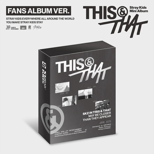 STRAY KIDS - THIS & THAT (FANS ALBUM VER.)