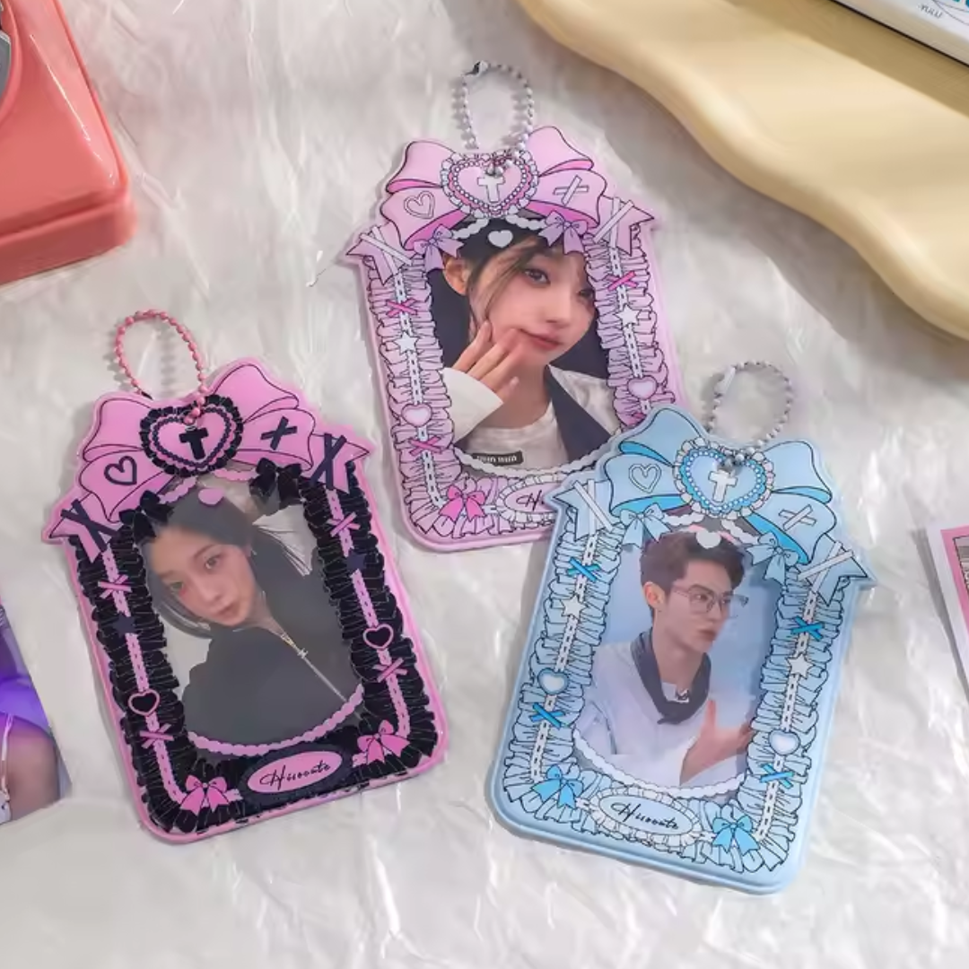 Ribbon photocard holder