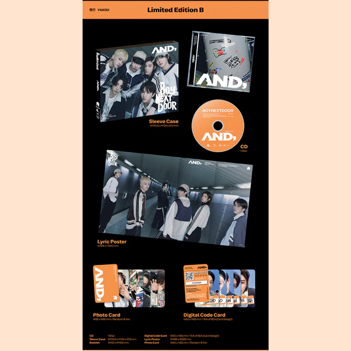 BOYNEXTDOOR – And, (Limited Edition) [1st Japan Single Album]