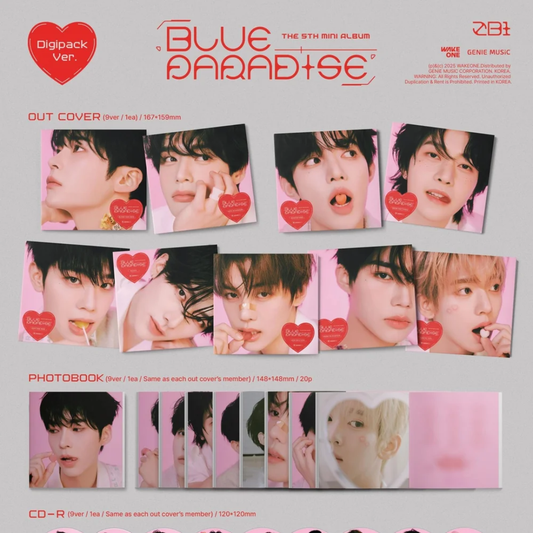 ZEROBASEONE - BLUE PARADISE (DIGIPACK, ZHANG HAO VER.)
