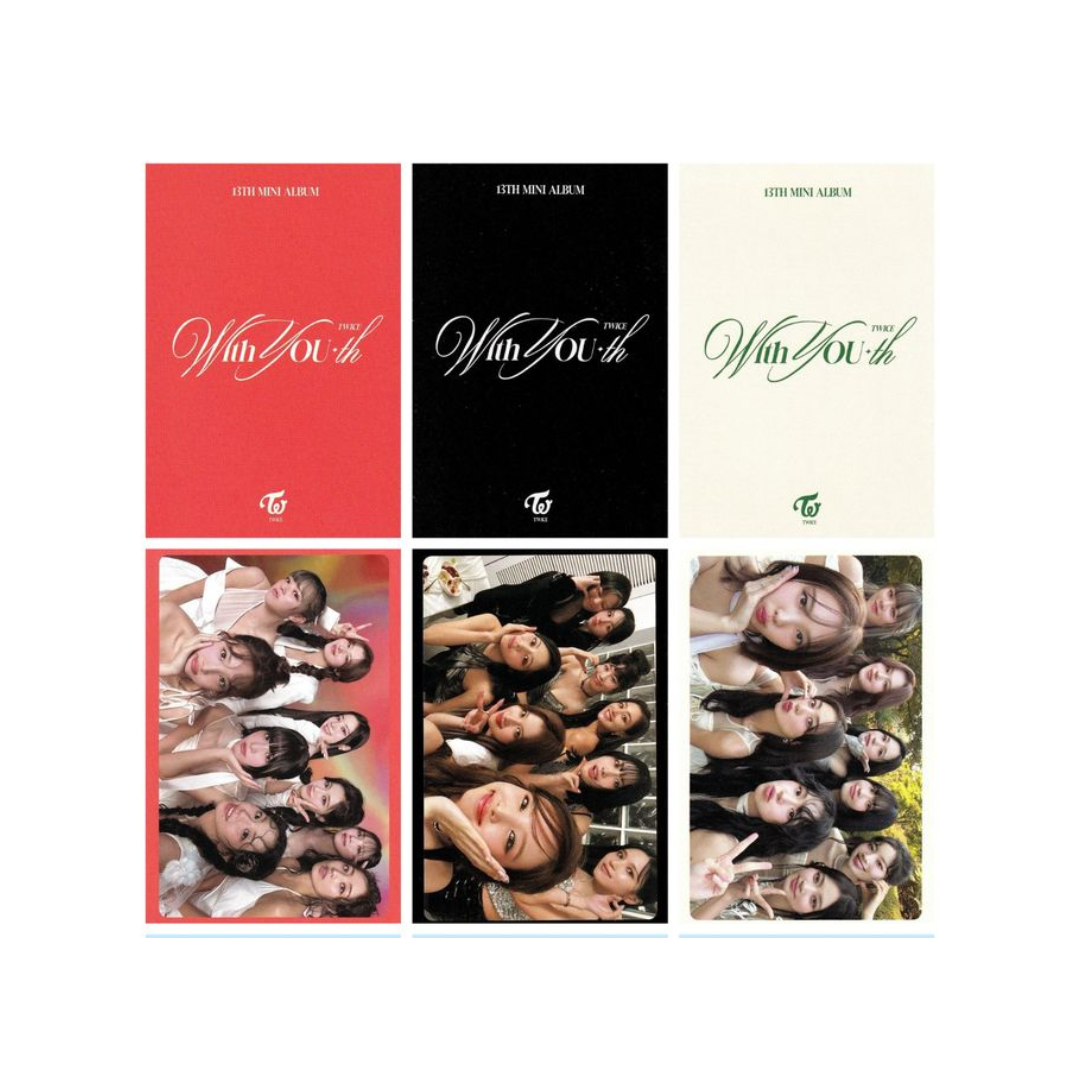 TWICE - WITH YOU-TH POB photocard set