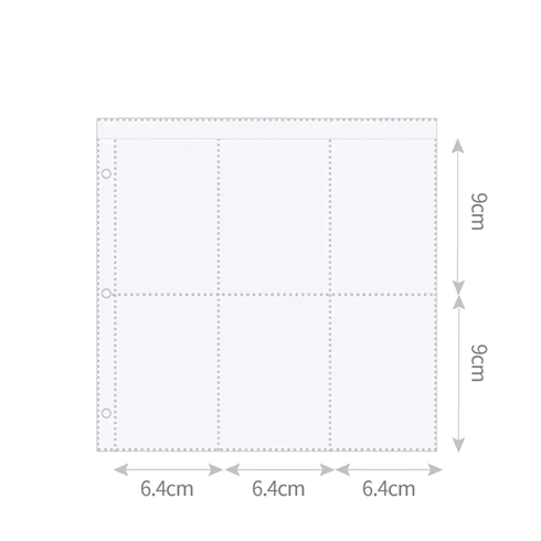 Stranice za binder - 6 pregrada