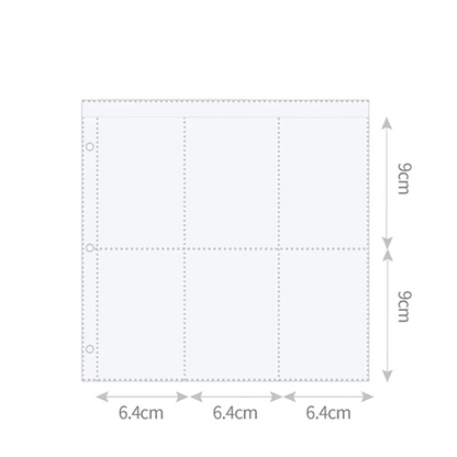 Stranice za binder - 6 pregrada