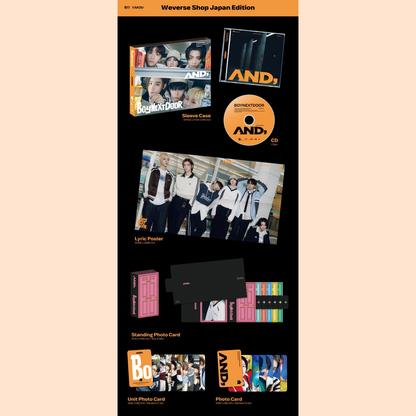 BOYNEXTDOOR – And, (Weverse JP exclusive version) [1st Japan Single Album]