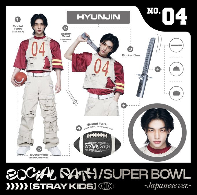 Stray Kids - Social Path (feat. LiSA) / Super Bowl - Limited Fanclub version