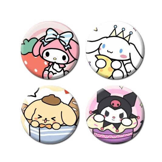 Sanrio set bedževa