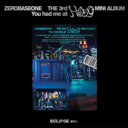 ZEROBASEONE -3RD MINI ALBUM 'YOU HAD ME AT HELLO' - ECLIPSE VER