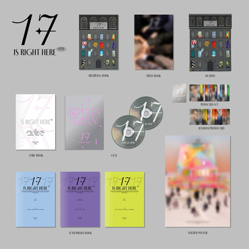 SEVENTEEN - SEVENTEEN BEST ALBUM - 17 IS RIGHT HERE (HERE VER.)