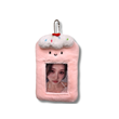 Plišani photocard holder - roze