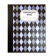 Composition book binder - plavo/crni